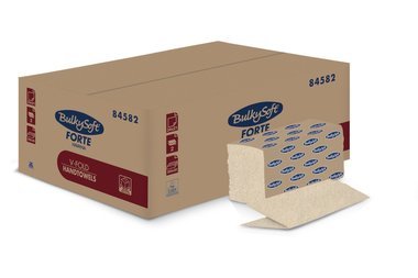 BulkySoft forte havana V hajtogatott kéztörlő 2rtg 24x21cm 200lap 20cs/gyűjtő