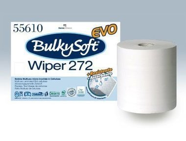 BulkySoft classic belsőmagos ipari törlőpapír 2rtg M26 D27 800lap 272m 2tek/gyűjtő