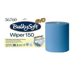 BulkySoft excellence ipari törlőpapír kék 3 rtg M26 D26 500lap 150m 2tek/gyűjtő