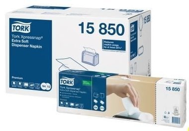 Tork Premium Xpressnap extra soft adagolós szalvéta 2rtg 16,5x10,7cm fehér N4 8cs/gyűjtő