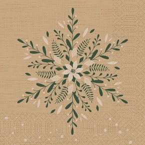 Bio-Duni szalvéta Natural Charm 3rtg 24x24cm 12x20db/gyűjtő