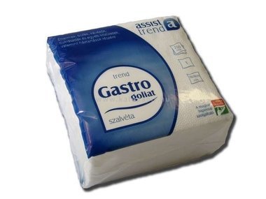 Trend Gastro Goliat szalvéta fehér 1rtg 18x18cm FSC 32x350db/gyűjtő