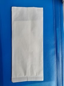 Bulkysoft evőeszköztartó tasak fehér 25x10,5cm 8x125db/gyűjtő