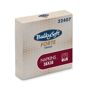 BulkySoft Plus forte havana szalvéta 2rtg 38x38cm 42x40db/gyűjtő