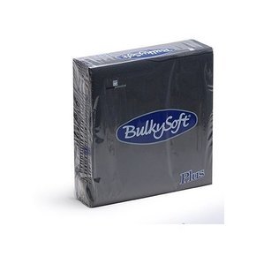BulkySoft rainbow plus szalvéta fekete 2rtg 38x38cm 36x40db/gyűjtő