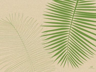 Duni papír alátét Leaf Graspapier 30x40cm 4x250db/gyűjtő