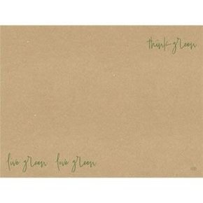 Duni papír alátét Love Green 30x40cm 4x250db/gyűjtő