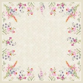 Dunisilk asztalközép Floret 84x84cm 5x20db/gyűjtő