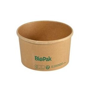 Duni Biopak papírtálka Ronda barna 550ml 15x35db/gyűjtő