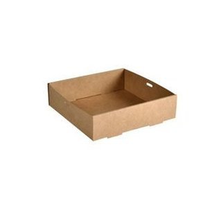 Duni BioPak Glance Catering box small barna 22,5x22,5x6cm 100db/gyűjtő