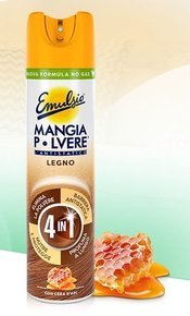 Sutter Emulsio Mangia Polvere Legno antisztatikus tisztító és bútorápoló fa felületekre 300ml12db/gyűjtő