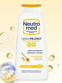 Sutter Neutromed Dermoprotect Nutriente tápláló tusfürdő mézzel és mandulával 600ml 12db/gyűjtő