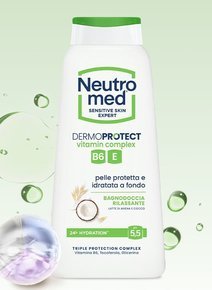 Sutter Neutromed Dermoprotect Rilassante relaxáló tusfürdő zabtejjel és kókuszdióval 600ml 12db/gyűjtő