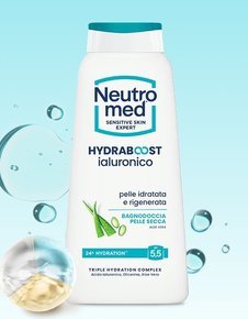 Sutter Neutromed Hydraboost Pelle Secca tusfürdő száraz bőrre aloe verával 600ml 12db/gyűjtő