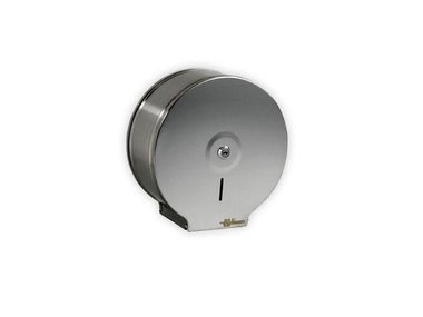 Bisk Jumbo tekercses toalettpapír adagoló inox szatén (zárható)