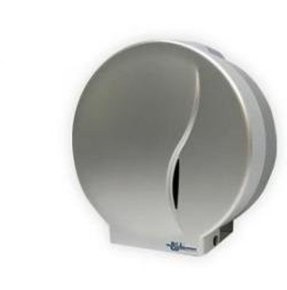 Bisk Jumbo tekercses toalettpapír adagoló ABS matt szürke (zárható)