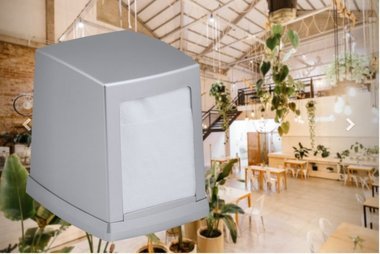 Easy fagyi szalvéta adagoló, ABS festett metál