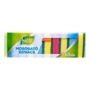 Mosogatószivacs  8x5,5x2,5cm 10db/csomag