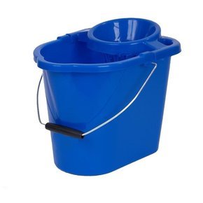 Vikan műanyag vödör facsaróval kék 15L