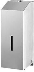 Bisk fertőtlenítős szappan adagoló, inox, szálcsiszolt, tartályos, 1L