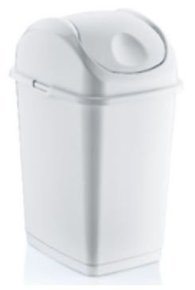 Billenő fedeles szemetes szögletes 50L