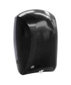 Trend Carbon Skin belsőmagos tekercses kéztörlő adagoló maxi D23 újrahasznosított műanyag fekete