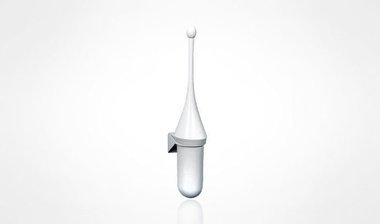 Trend toalett kefe fehér falra szerelhető