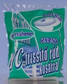WC-dezodor komplett 2 db-os