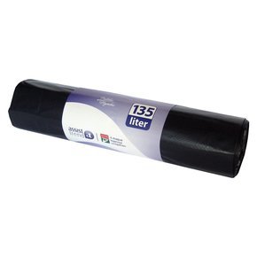 Szemeteszsák 70x110cm 135L 10db/tekercs fekete 32my