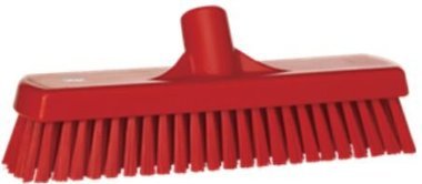 Vikan padlósúroló kefe piros 300mm