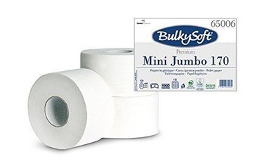 BulkySoft prémium mini jumbo toalettpapír 2rtg M9 D19 170m cell 12tek/gyűjtő