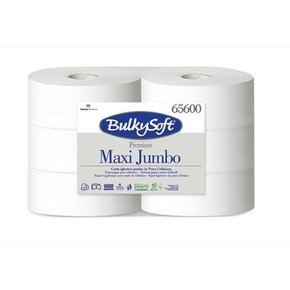 BulkySoft prémium maxi jumbo toalettpapír 2rtg M9 D25,5 320m cell 6tek/gyűjtő